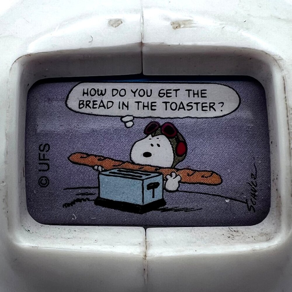 Vintage Snoopy Viewer Toy With Peanuts Comic Strip 2-06 UFS Collectible Figurine - Picture 13 of 16